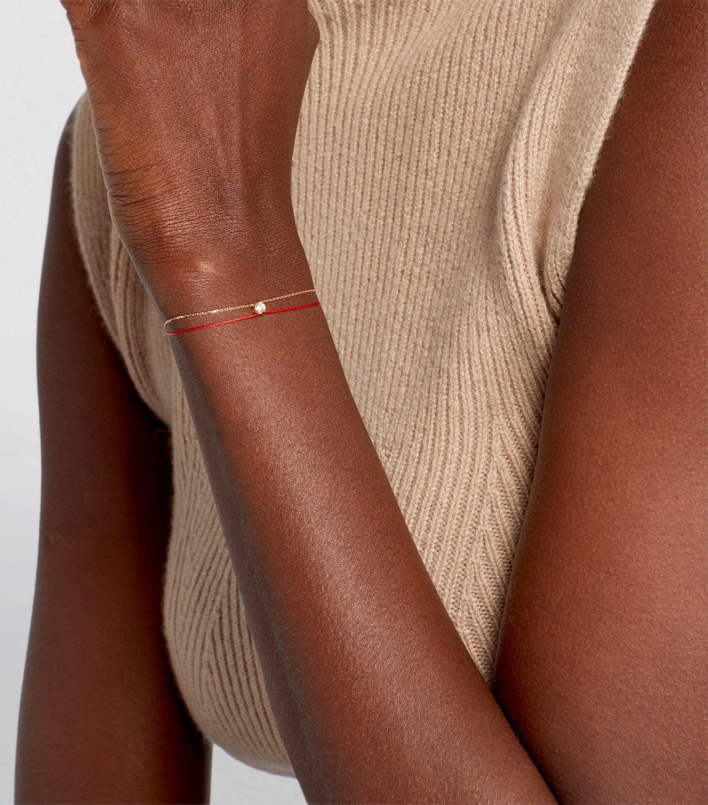 Rose Gold and Diamond Pure Elegant Bracelet RED Image 4