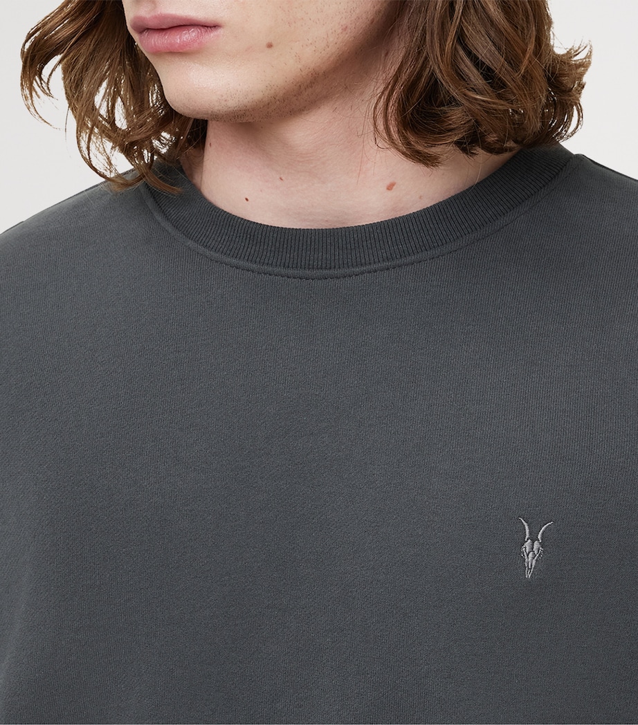 Organic Cotton Raven Ramskull Sweatshirt CARTER GREY Image 6