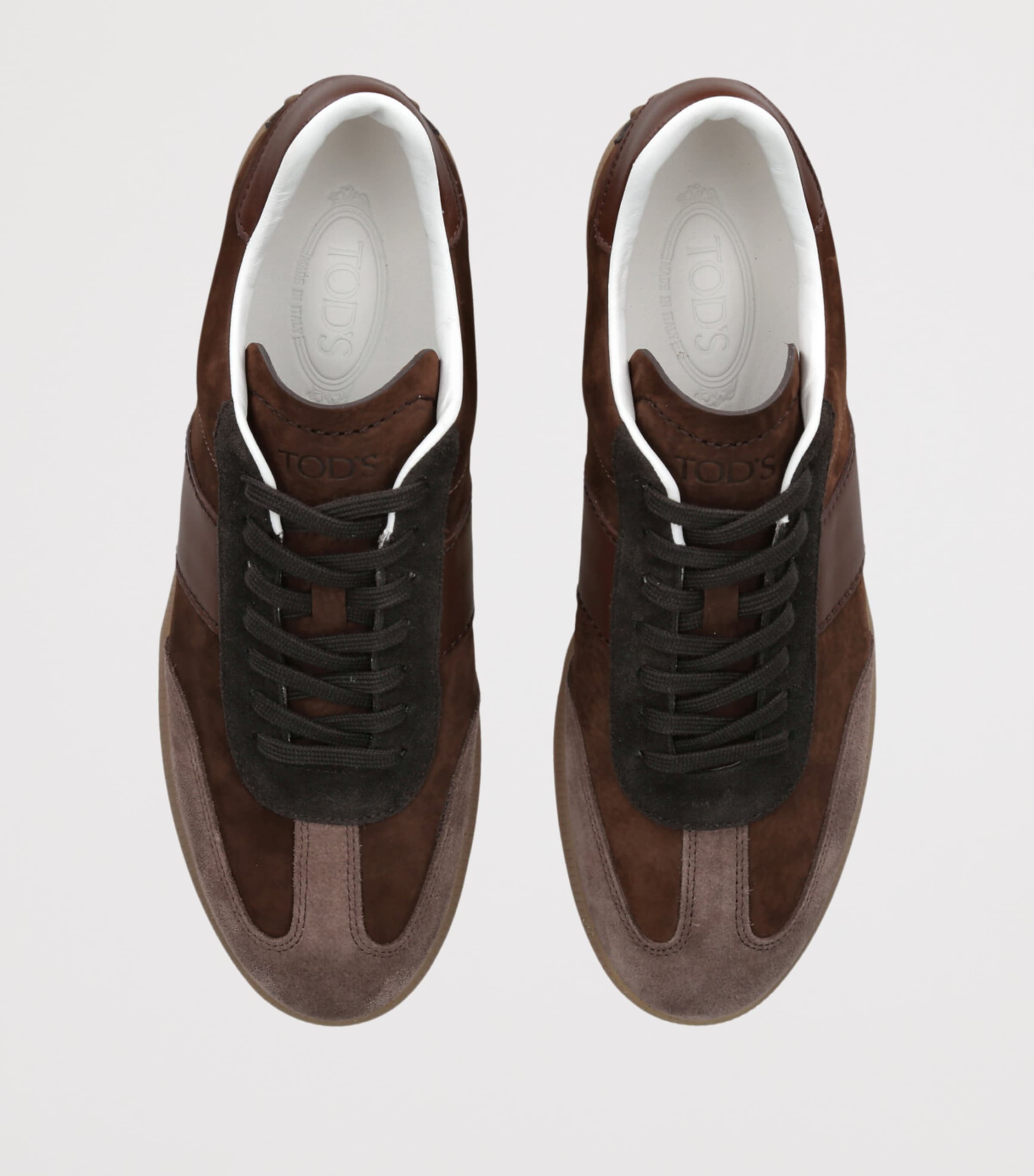 Tod's Suede Cassetta Leggera Sneakers Brown/oth Image 4