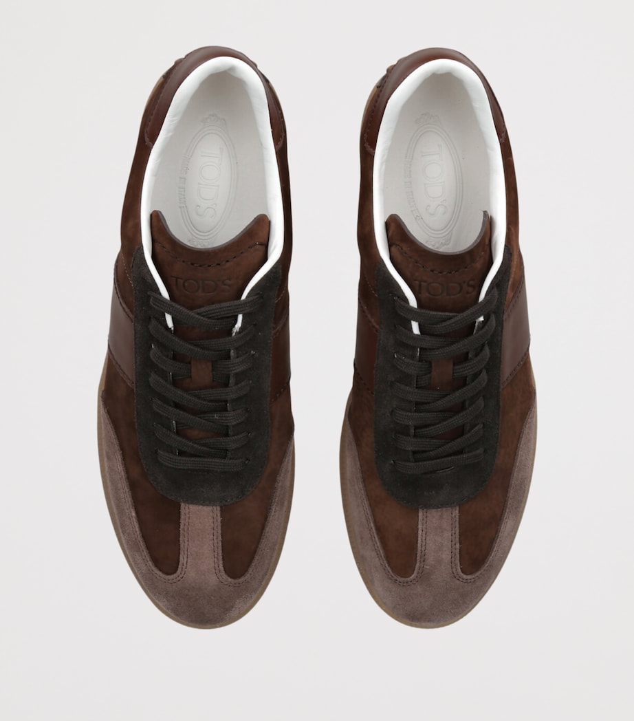 Tod's Suede Cassetta Leggera Sneakers Brown/oth Image 4