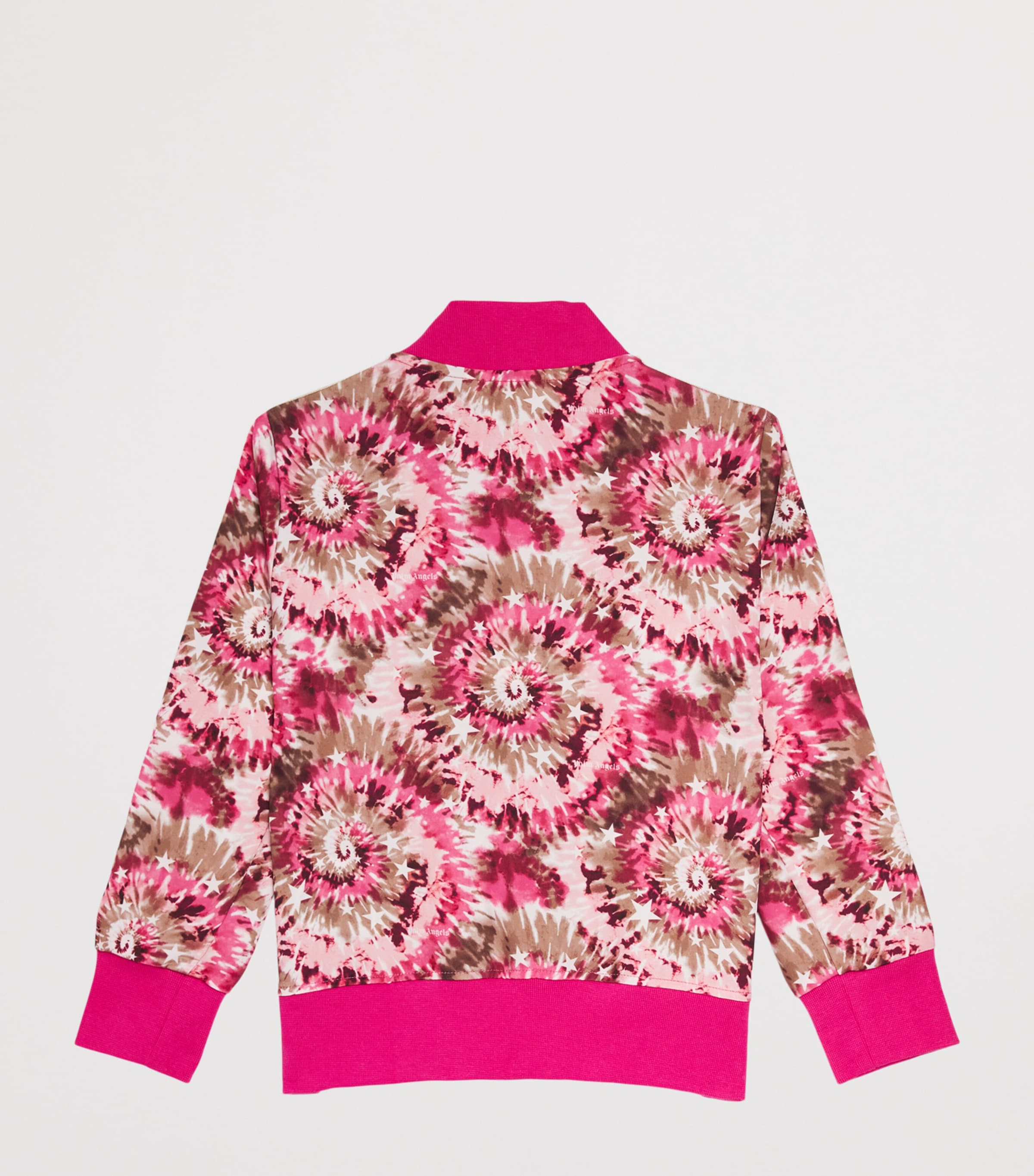 Stretch-Cotton Spiral Tie-Dye Bomber Jacket (4-12+ Years) 44FUCSIA/FUCHSIA Image 2