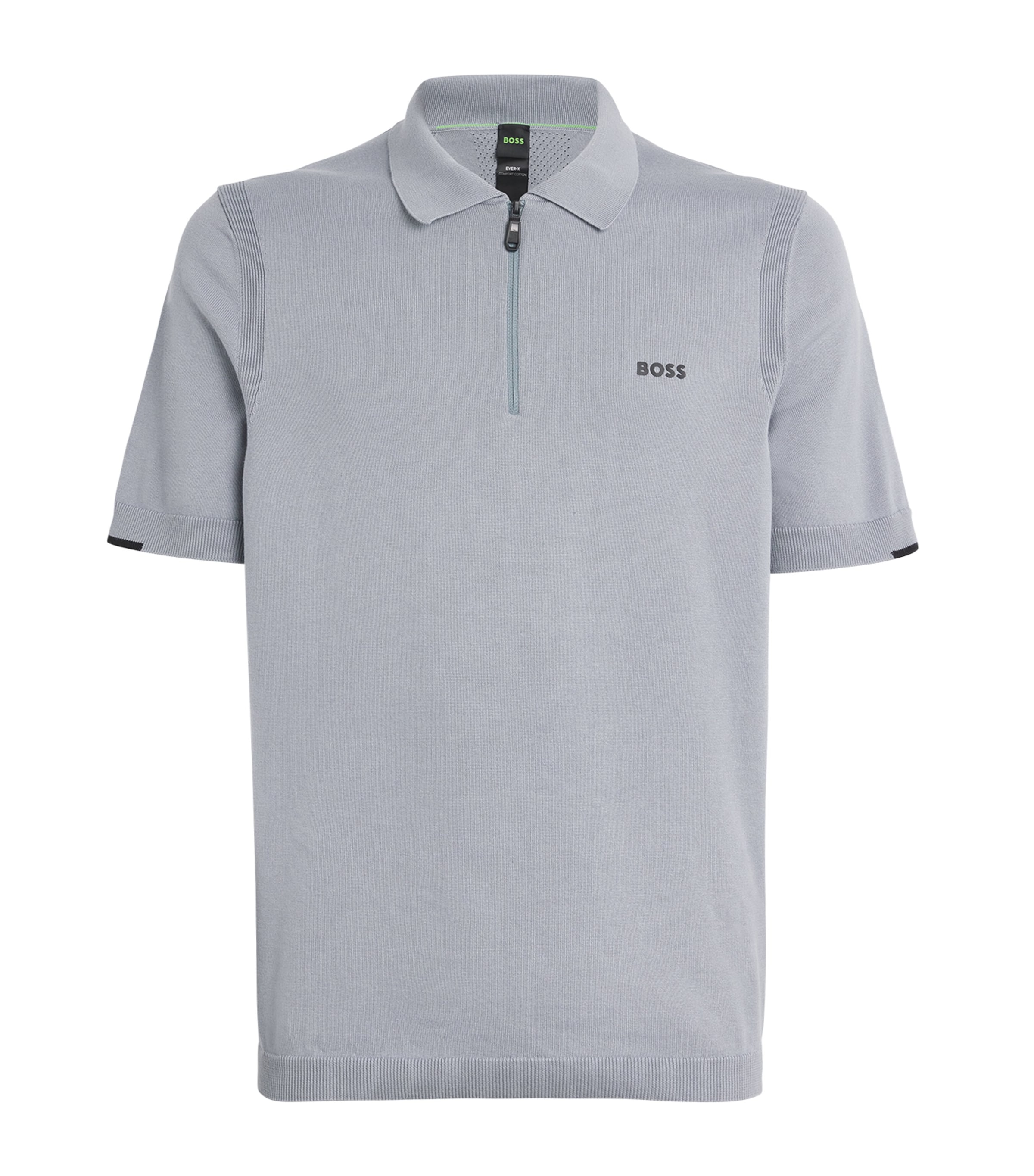 Hugo Boss Cotton Short-sleeve Ever-x Polo Shirt In Blue