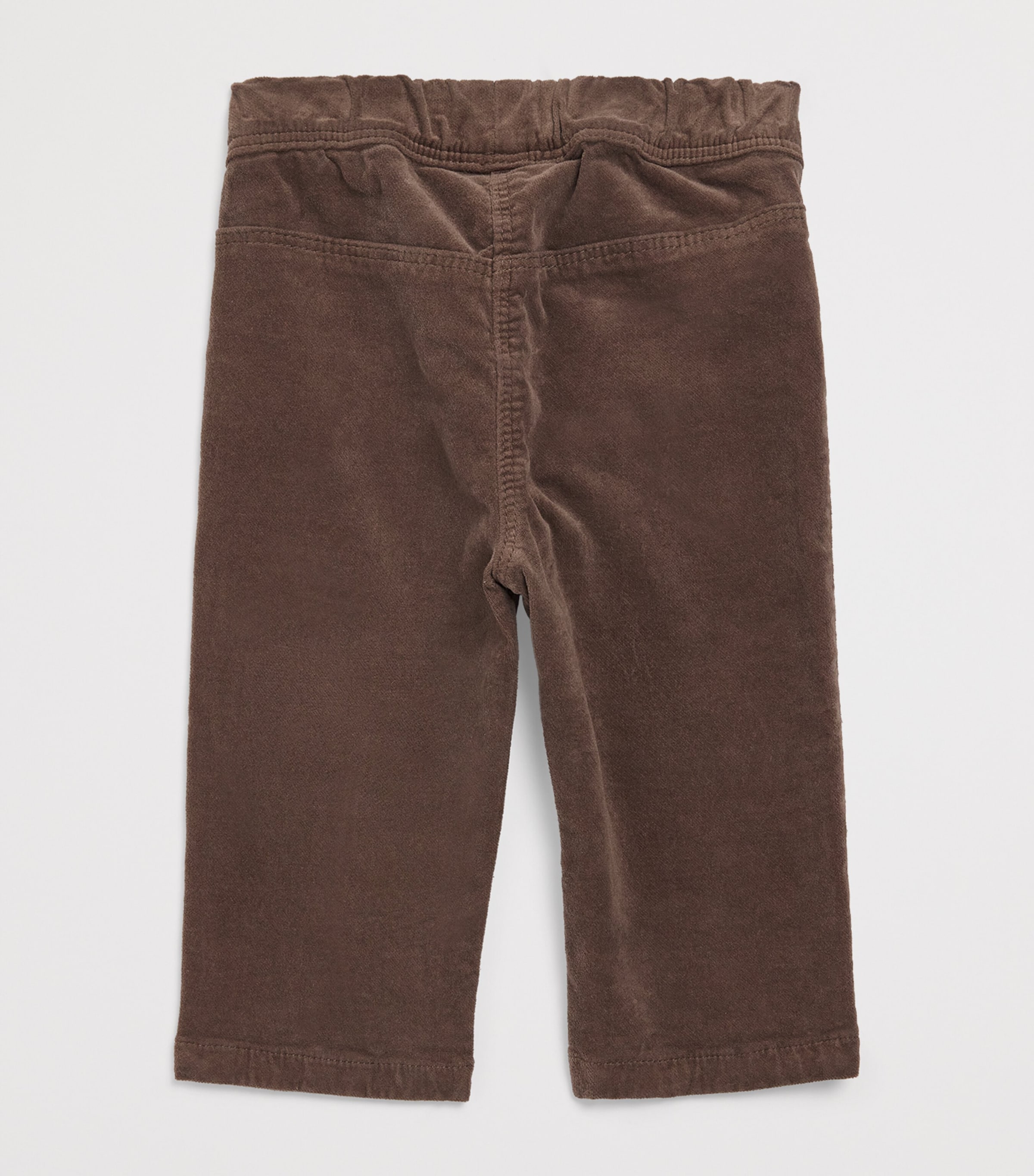 Cotton-Blend Velvet Trousers (6-36 Months) 183CHOCOLATE Image 2
