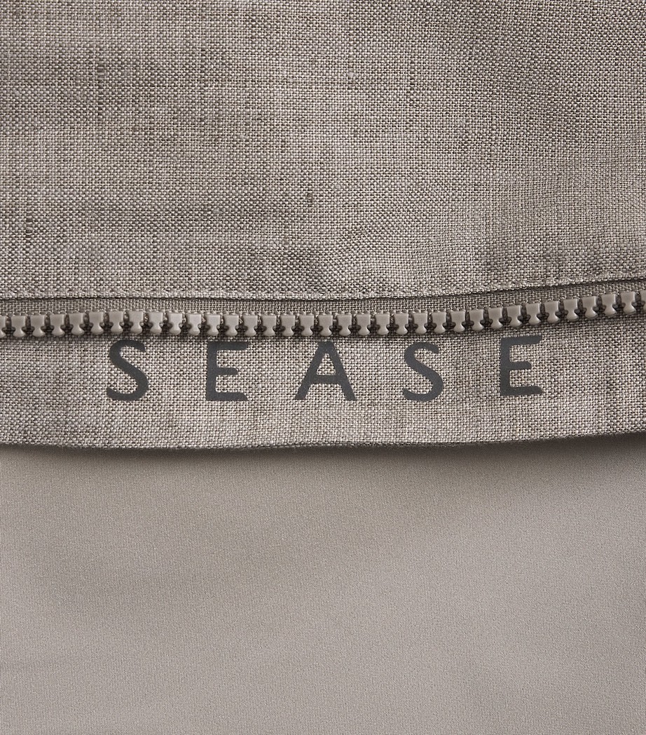 Sease Mens Water-Resistant Linen Cruise 2.0 Jacket Wombat Image 6