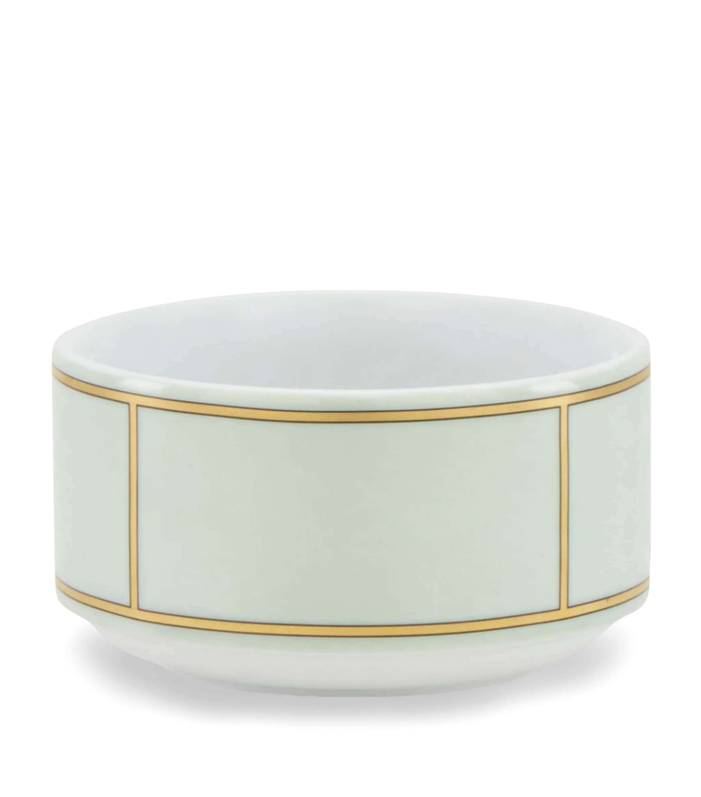 GINORI 1735 Porcelain Colonna Diva Verde Small Bowl (10cm) Image 1
