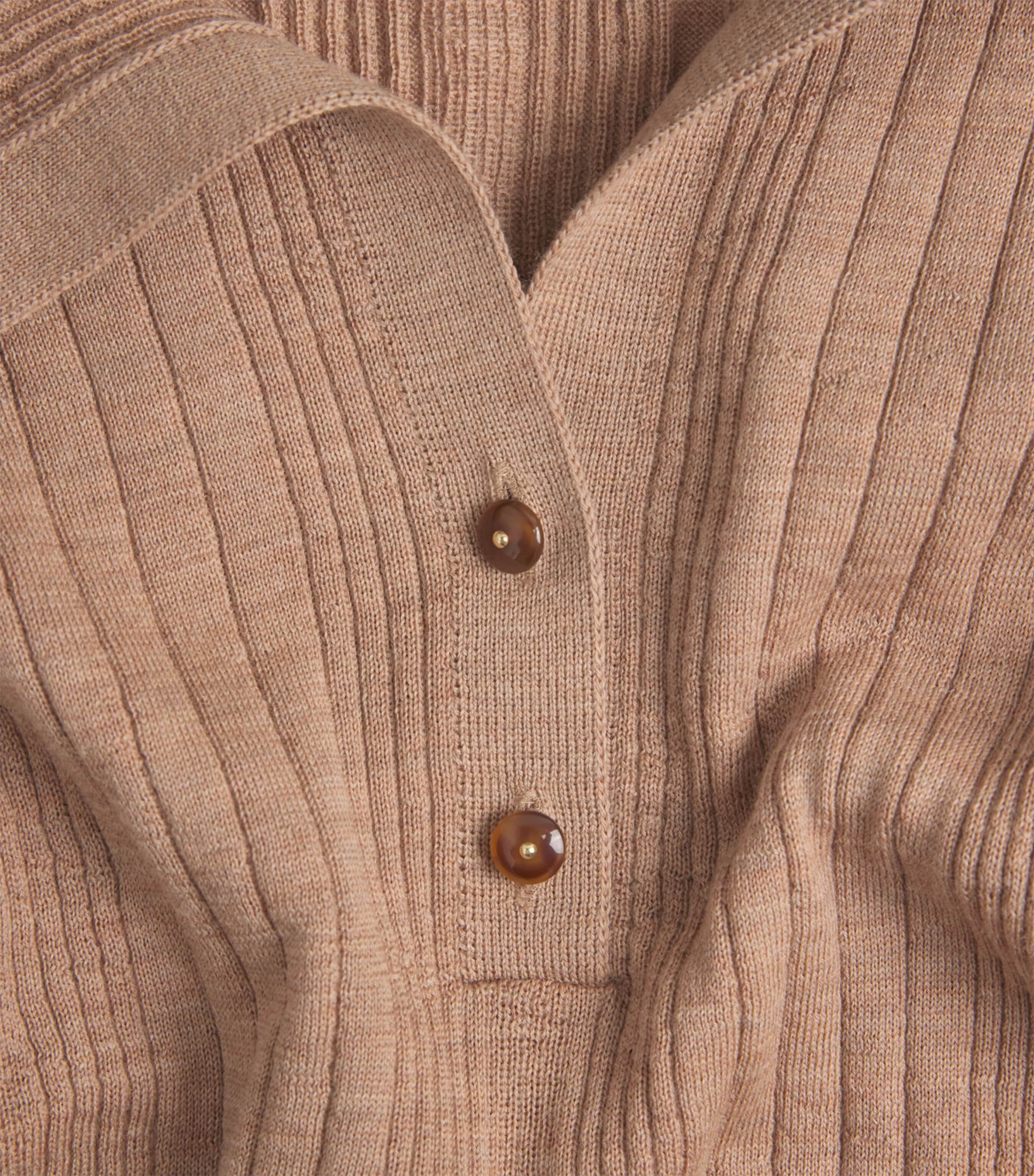 Merino Wool Rouni Sweater N1065 DARK KHAKI Image 5