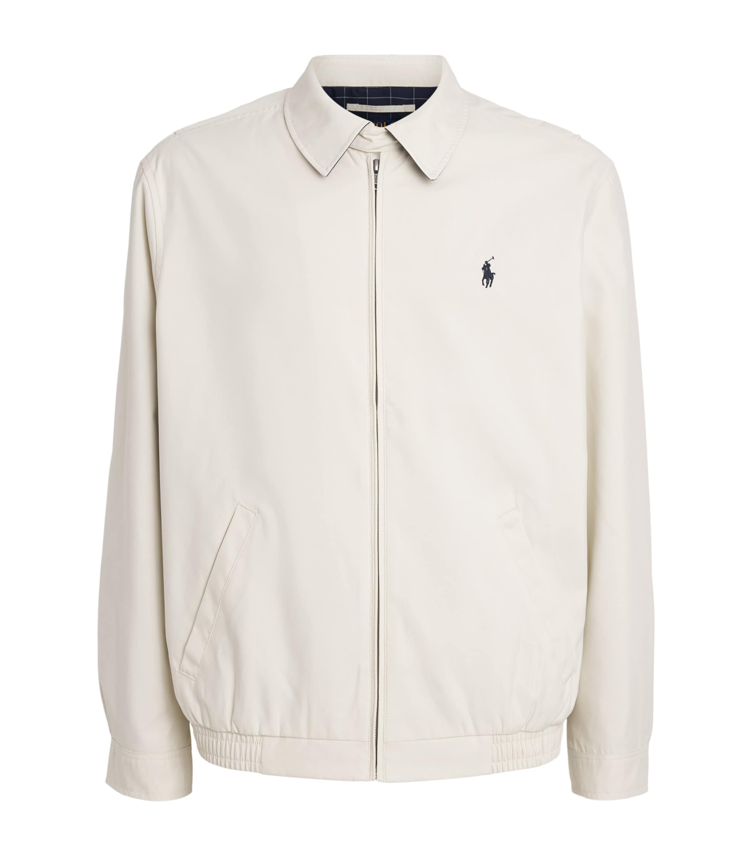 Polo Ralph Lauren Mens Lined Polo Pony Jacket New Stone Image 1