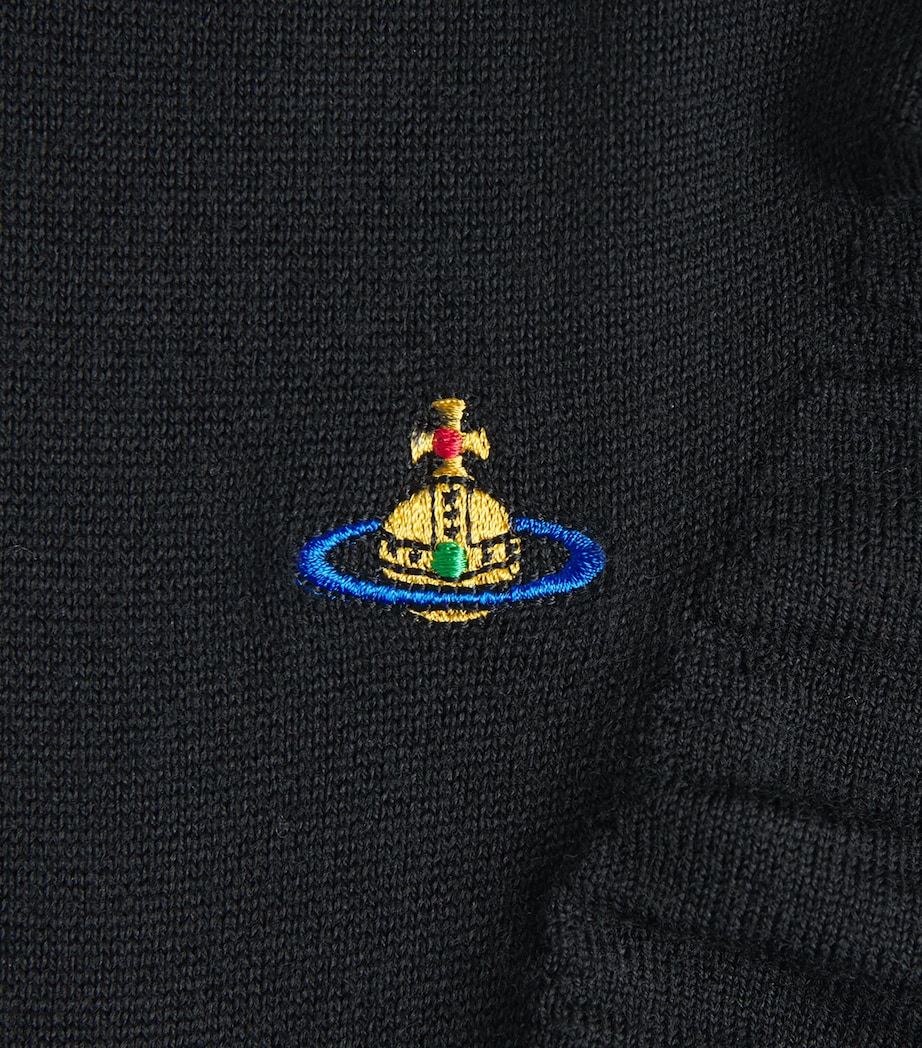 Vivienne Westwood Womens Wool Rollneck Pamela Sweater Black Image 6