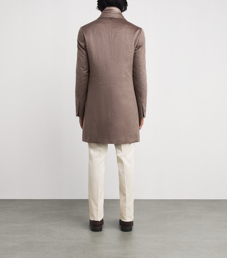 Cashmere Padded-Insert Overcoat 2700 BEIGE Image 4