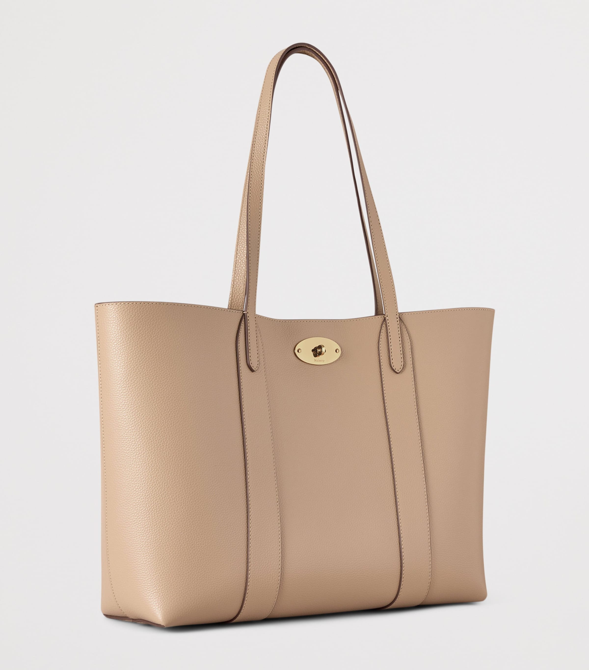 Small Leather Bayswater Tote Bag CRUMPET Image 2