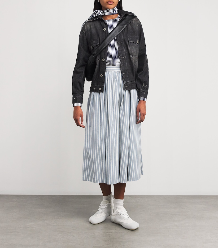 Denim Sports Jacket 961 BLACK Image 2