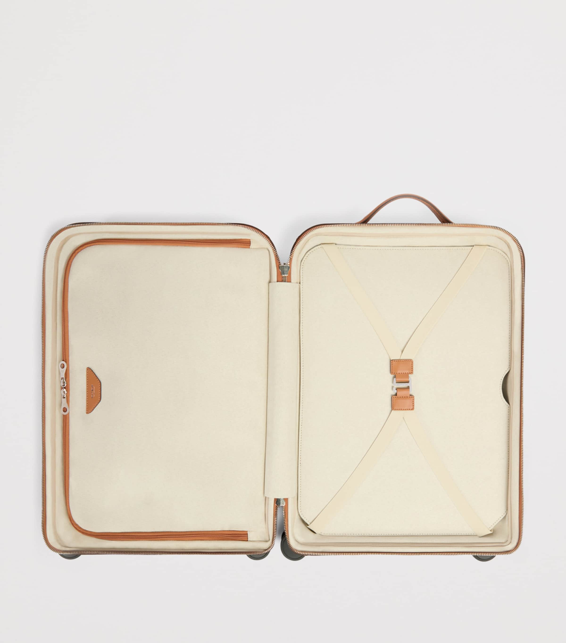 Leather Carry-On Suitcase (55cm) WALNUT Image 2