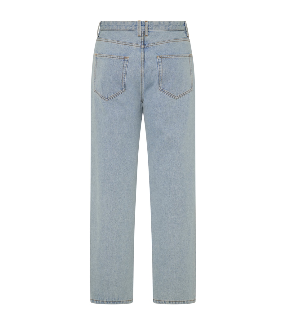 The Row Mens Morton Straight Jeans Light Blue Image 2