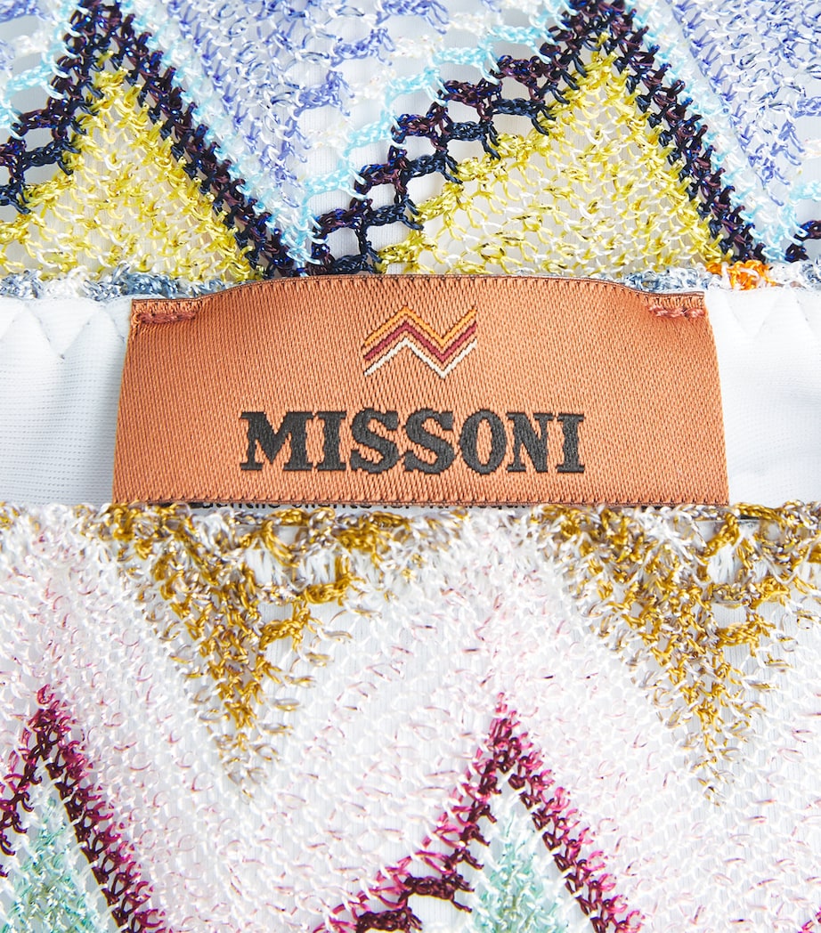 Missoni Womens Zigzag Triangle Bikini Smsor Multicolor Image 5