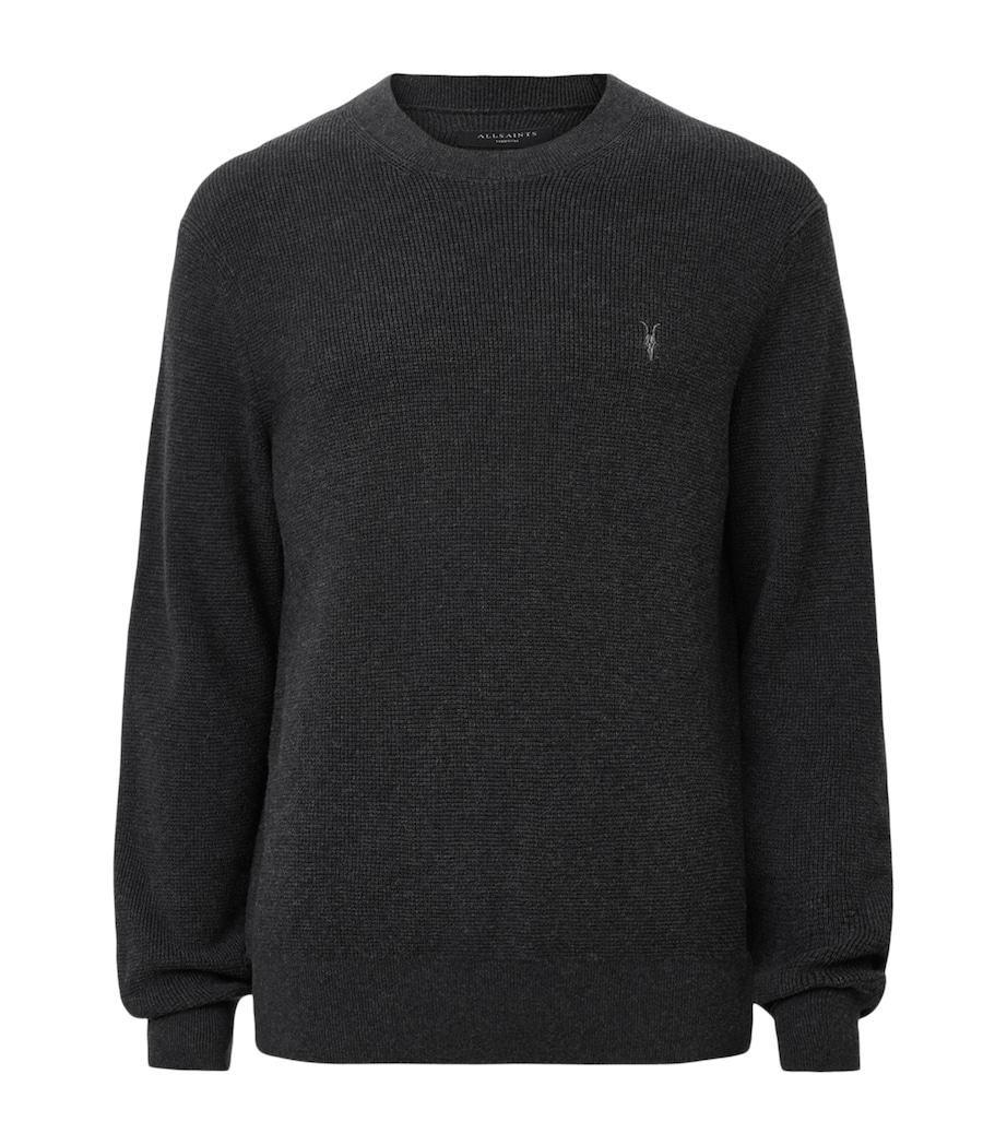 Organic Cotton-Wool Aspen Sweater CINDER BLACK Image 1