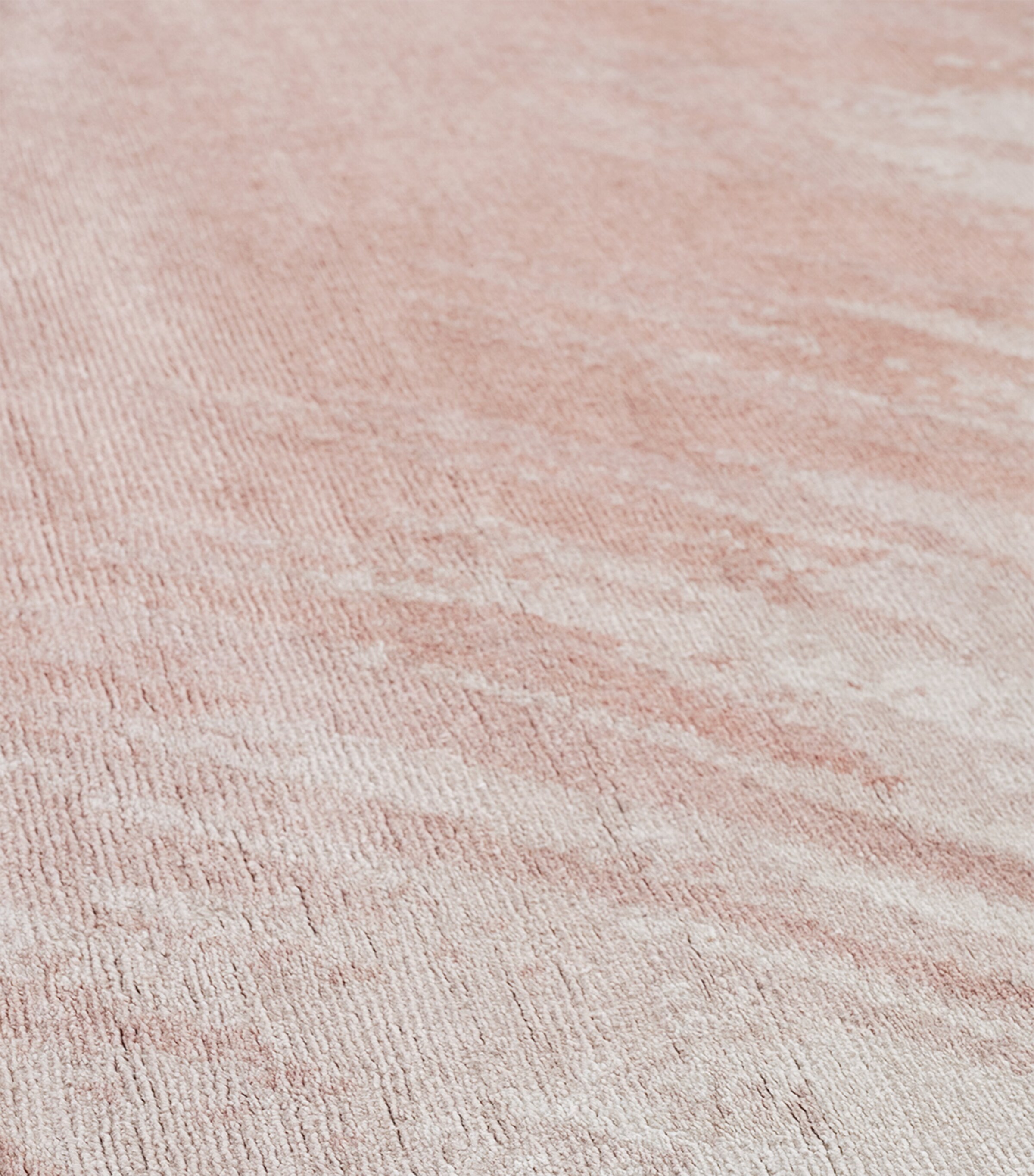 x David Rockwell Wool-Bamboo Silk Splash Salmon Rug (2.74m x 1.83m) PINK Image 3