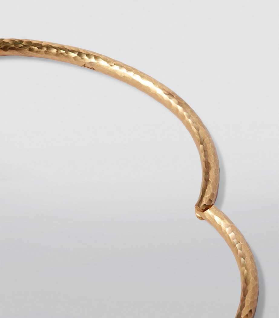 Yellow Gold Dream Organza Bangle YELLOW GOLD Image 3