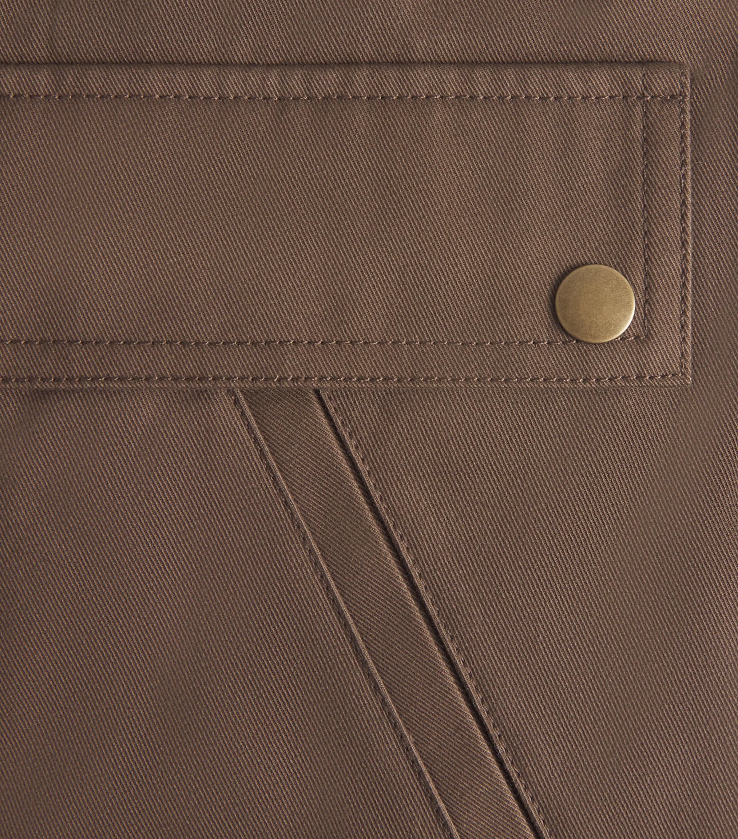 PAIGE Womens Cotton Horizon Jacket Brown Image 6
