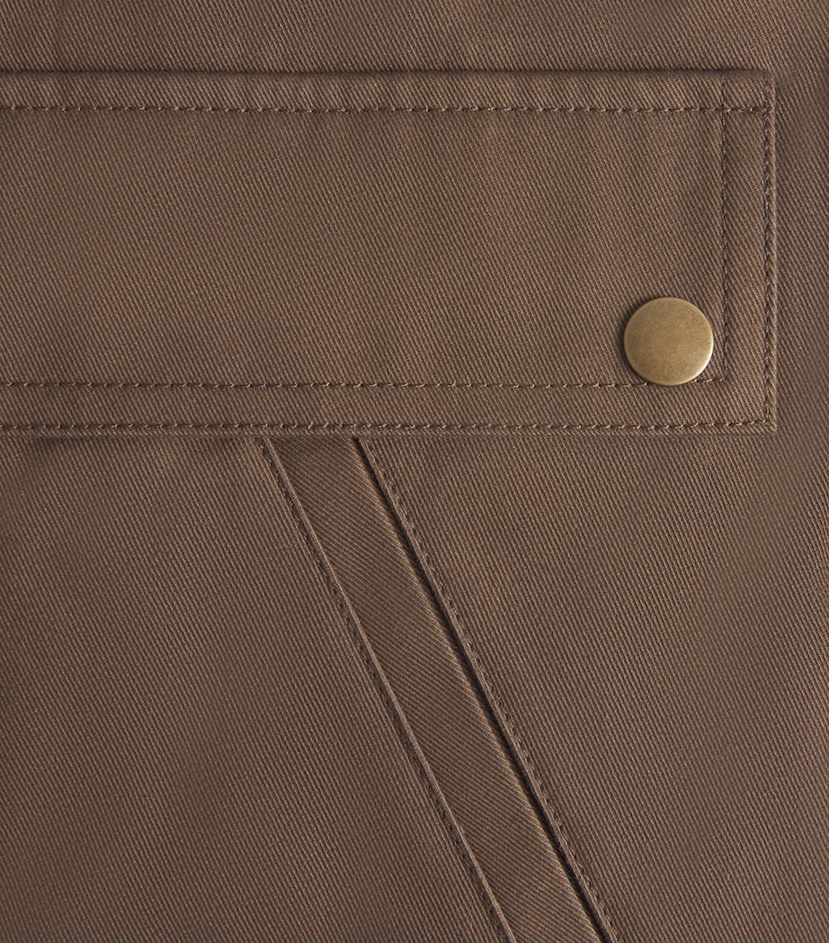 PAIGE Womens Cotton Horizon Jacket Brown Image 6