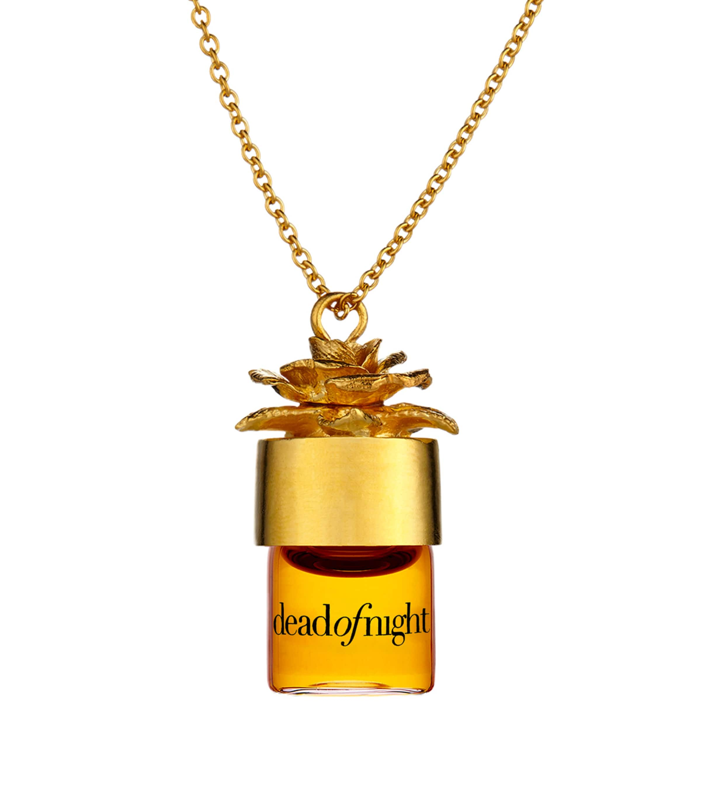 Strangelove Deadofnight Perfume Oil Necklace In White