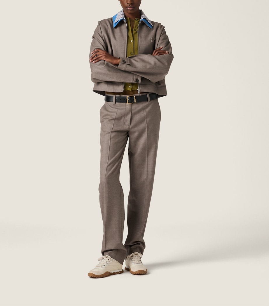 Cashmere Detachable-Collar Cardigan F0XI7 Image 2