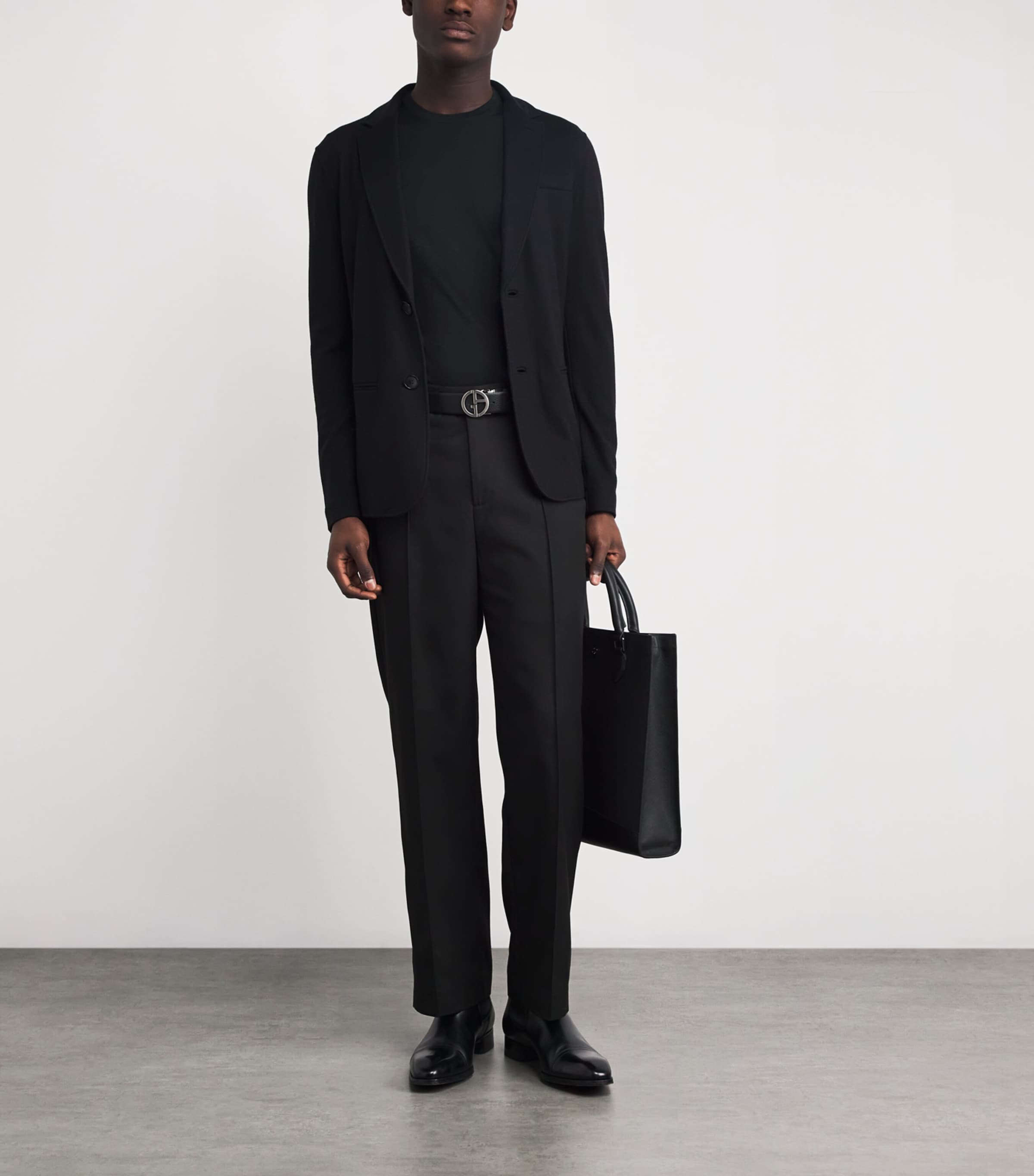 Virgin Wool Crew-Neck Sweater UC99 Image 2