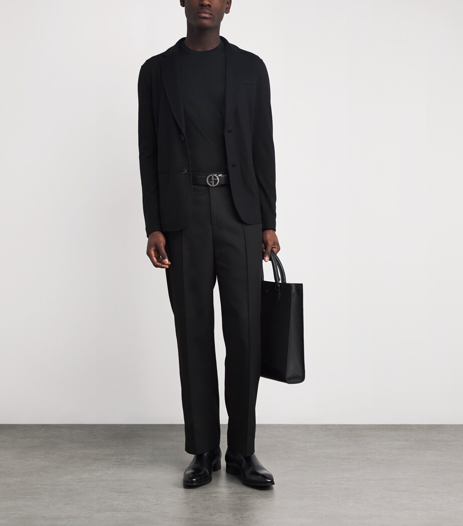 Virgin Wool Crew-Neck Sweater UC99 Image 2