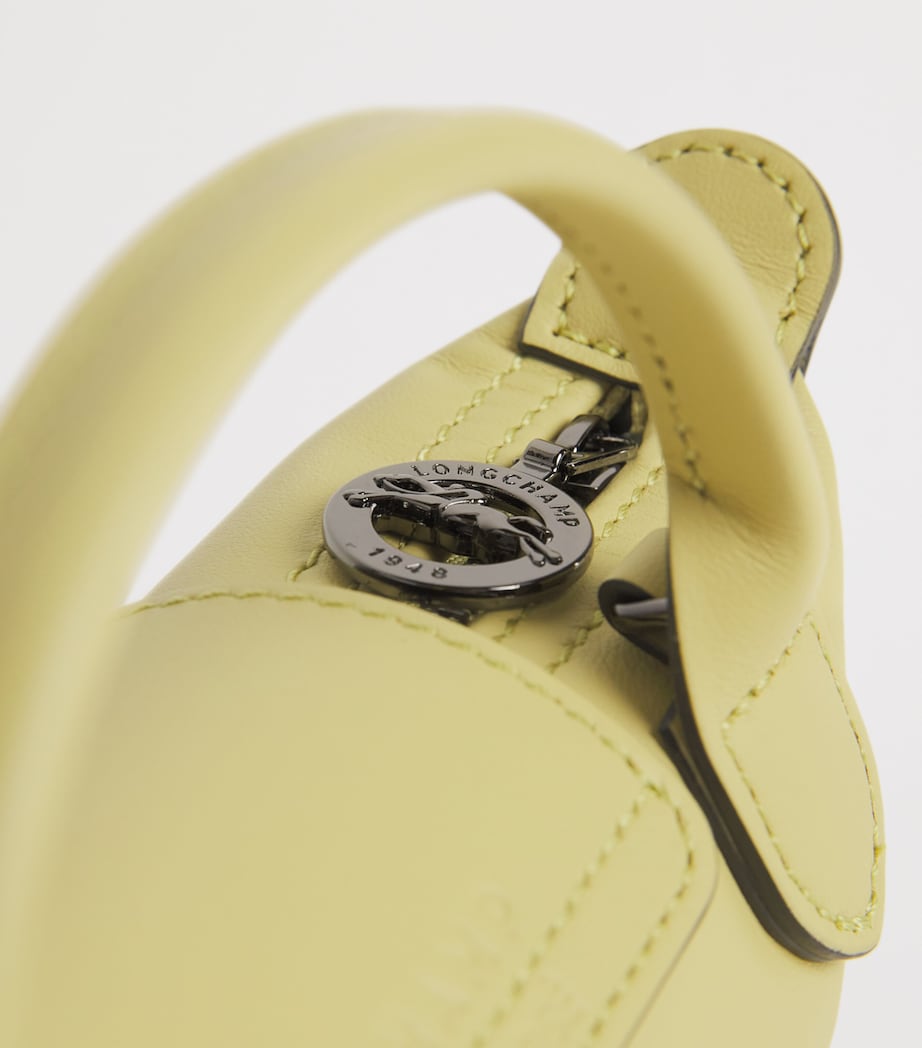 Longchamp Extra Small Leather Le Pliage Xtra Pouch Pistachio Image 5