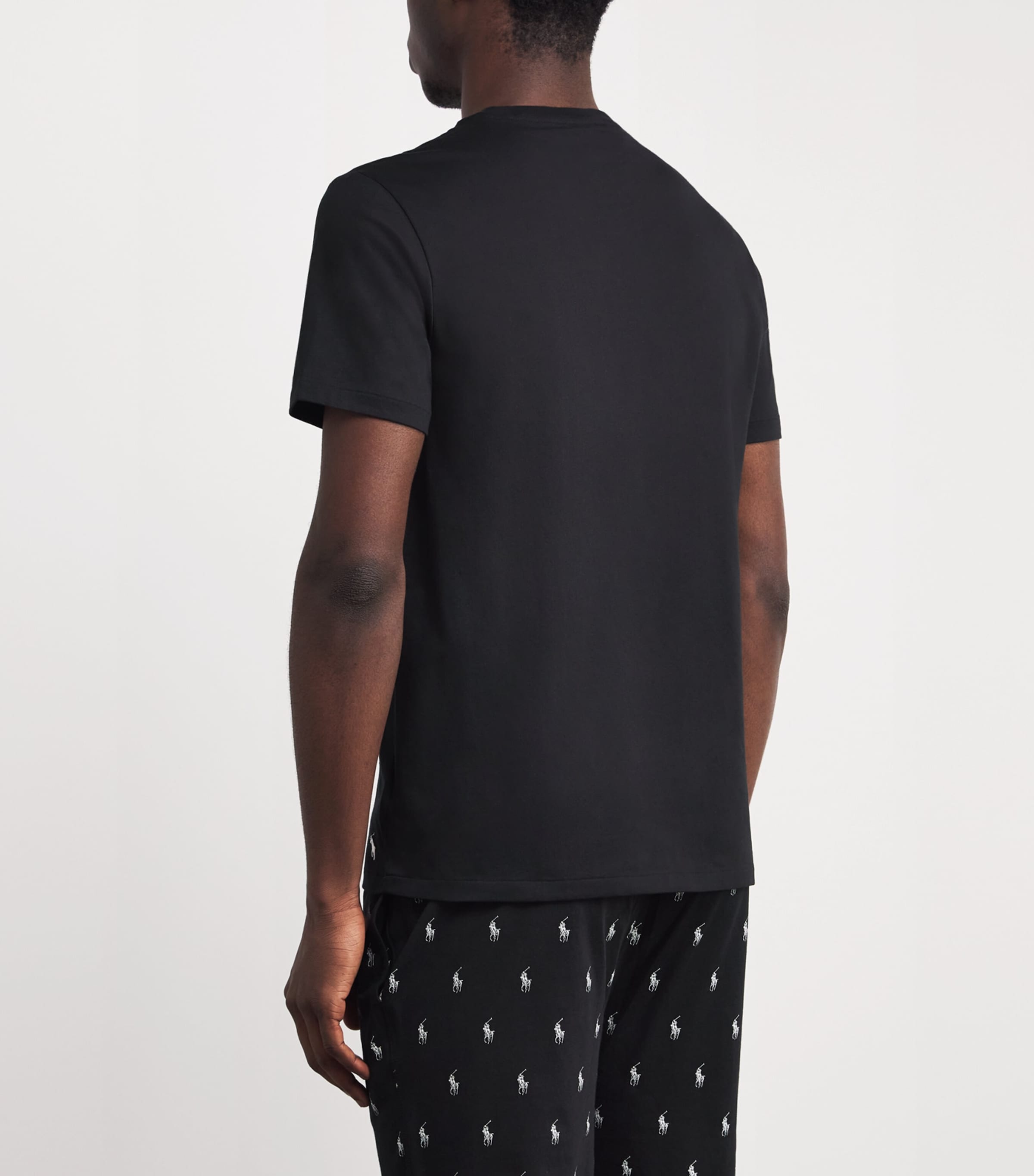 Cotton Logo T-Shirt POLO BLACK POLO TEE Image 3