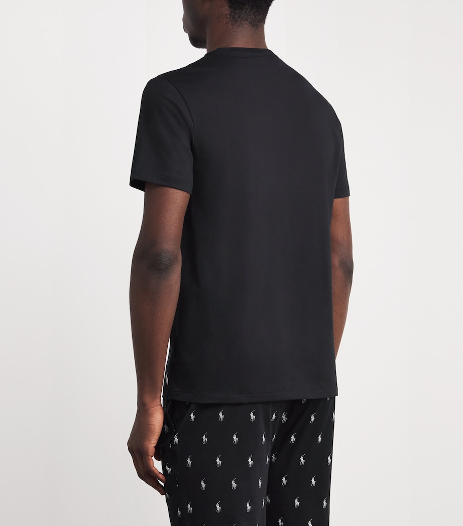 Cotton Logo T-Shirt POLO BLACK POLO TEE Image 3