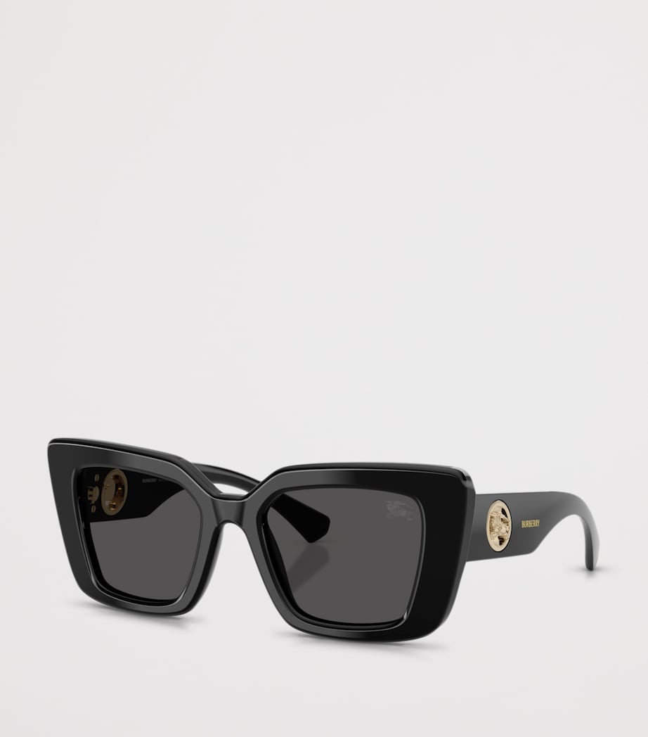 Burberry Acetate BE4476 Cat Eye Sunglasses Black Image 2