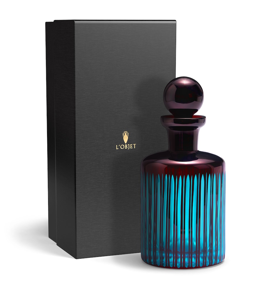 L'Objet Glass Prism Decanter (1.2L) Bordeaux Image 3