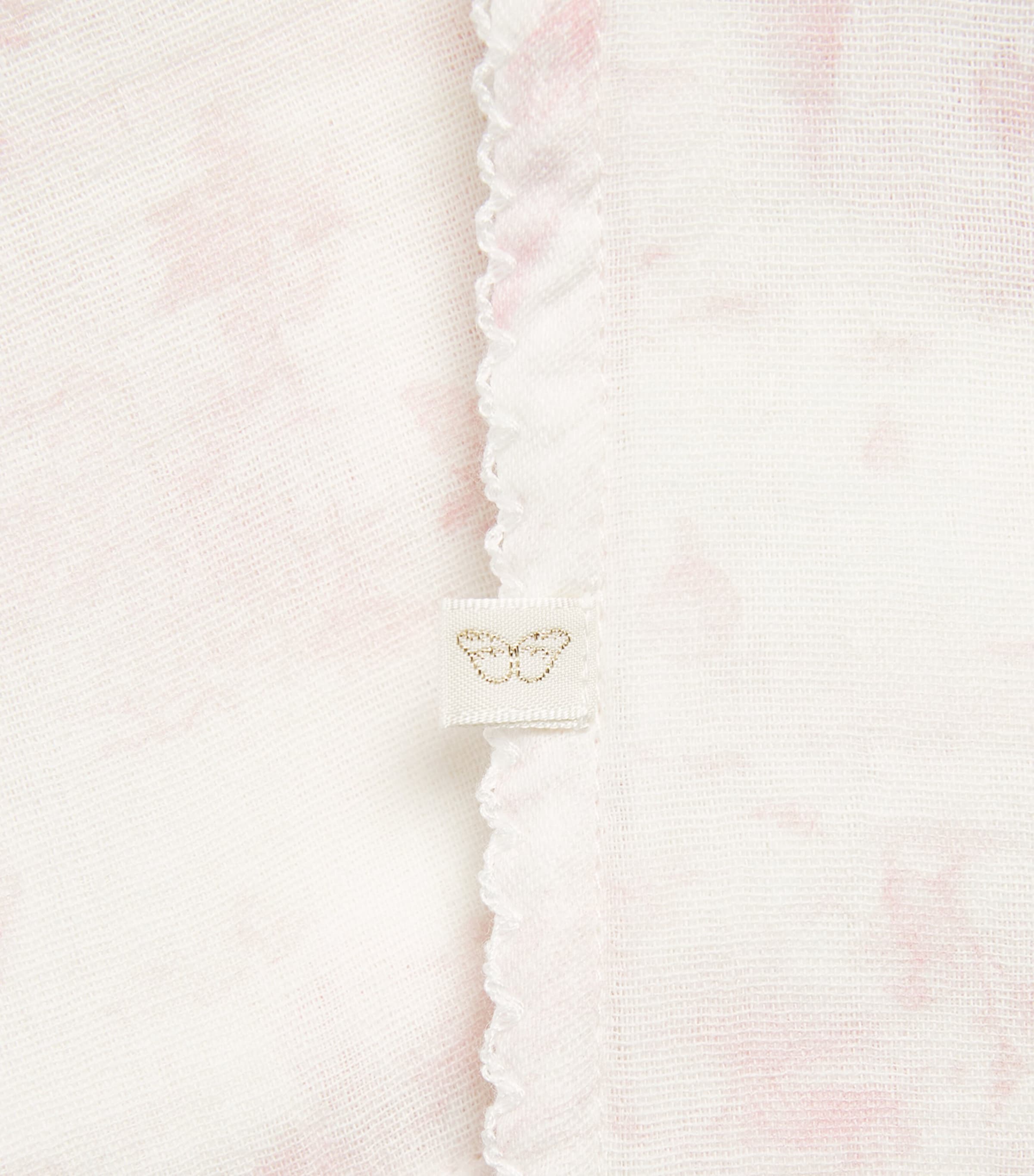Marie-Chantal Cotton Toile de Jouy Muslin Cloths (Set of 3) Mc Pink Image 2