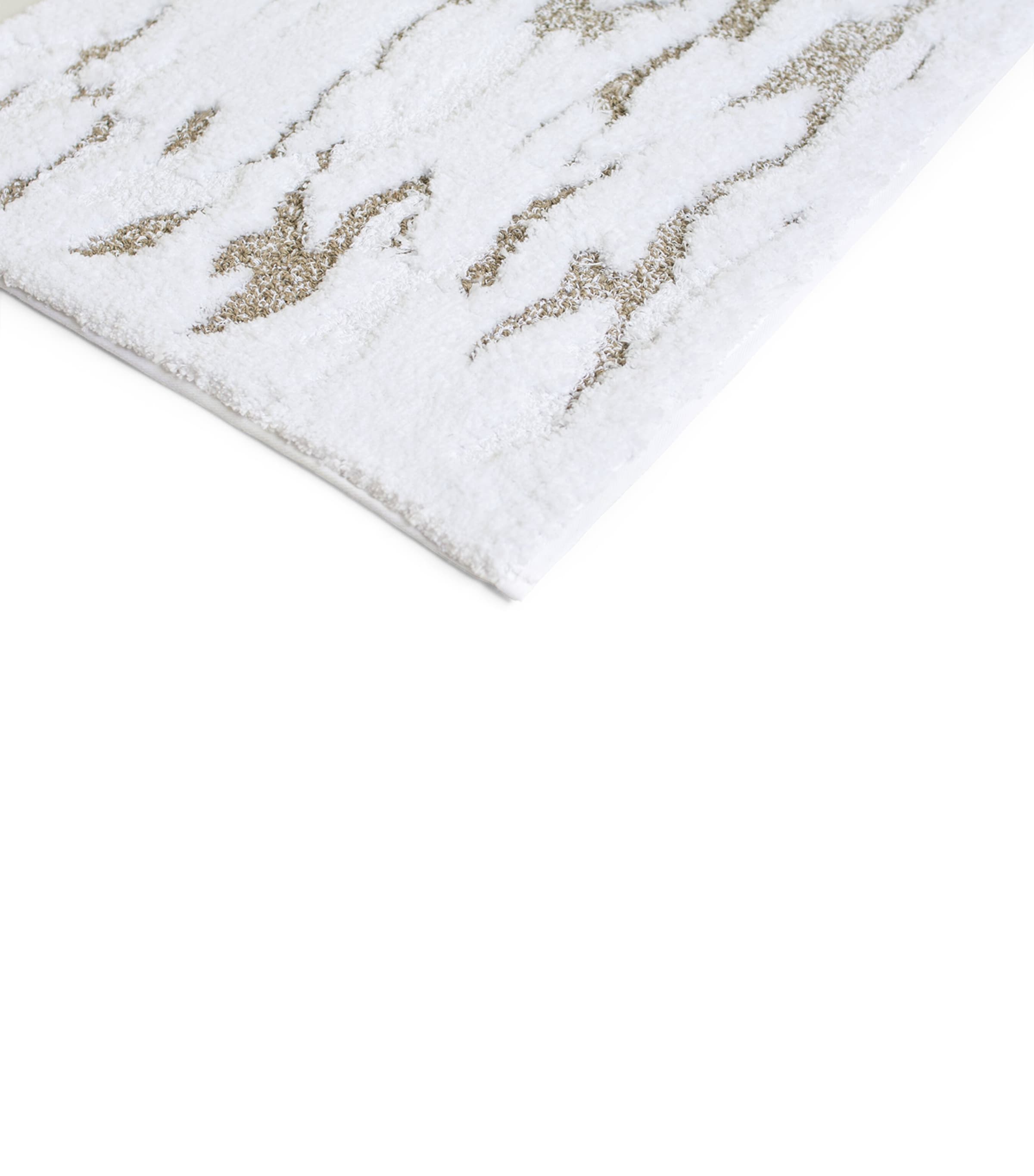 GRACCIOZA Stratus Bath Mat (60cm x 100cm) White Image 1