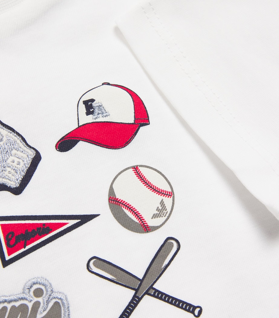 Cotton Jersey Patch T-shirt (6-36 Months) OFF WHITE Image 3