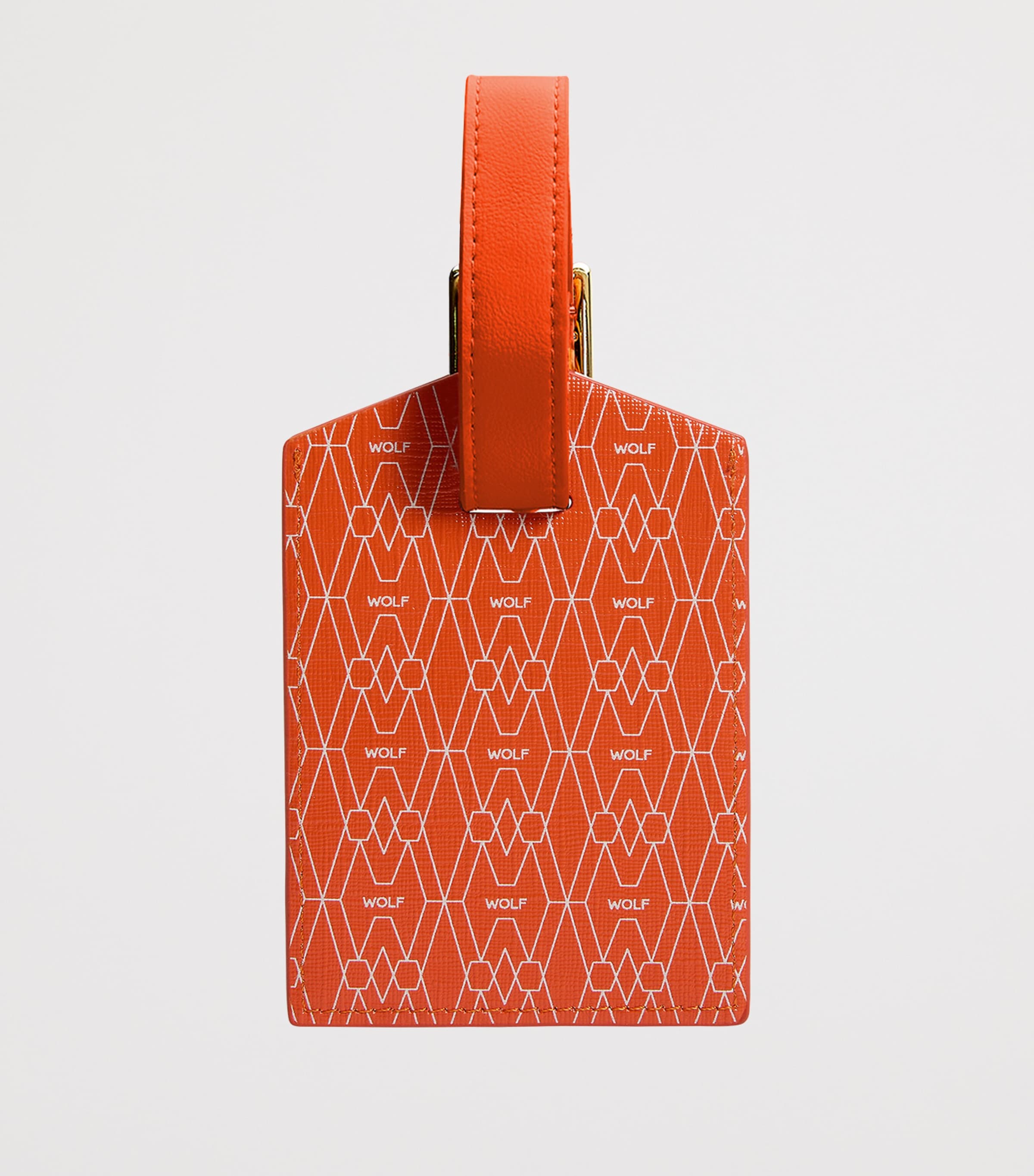 Vegan Signature Luggage Tag ORANGE Image 3