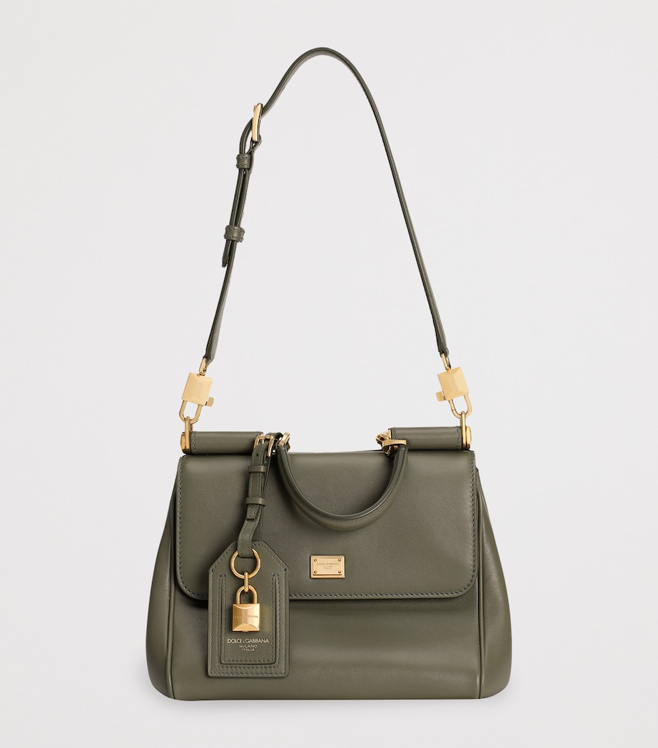 Leather My Sicily Top-Handle Bag 80560-DARK GREE Image 3