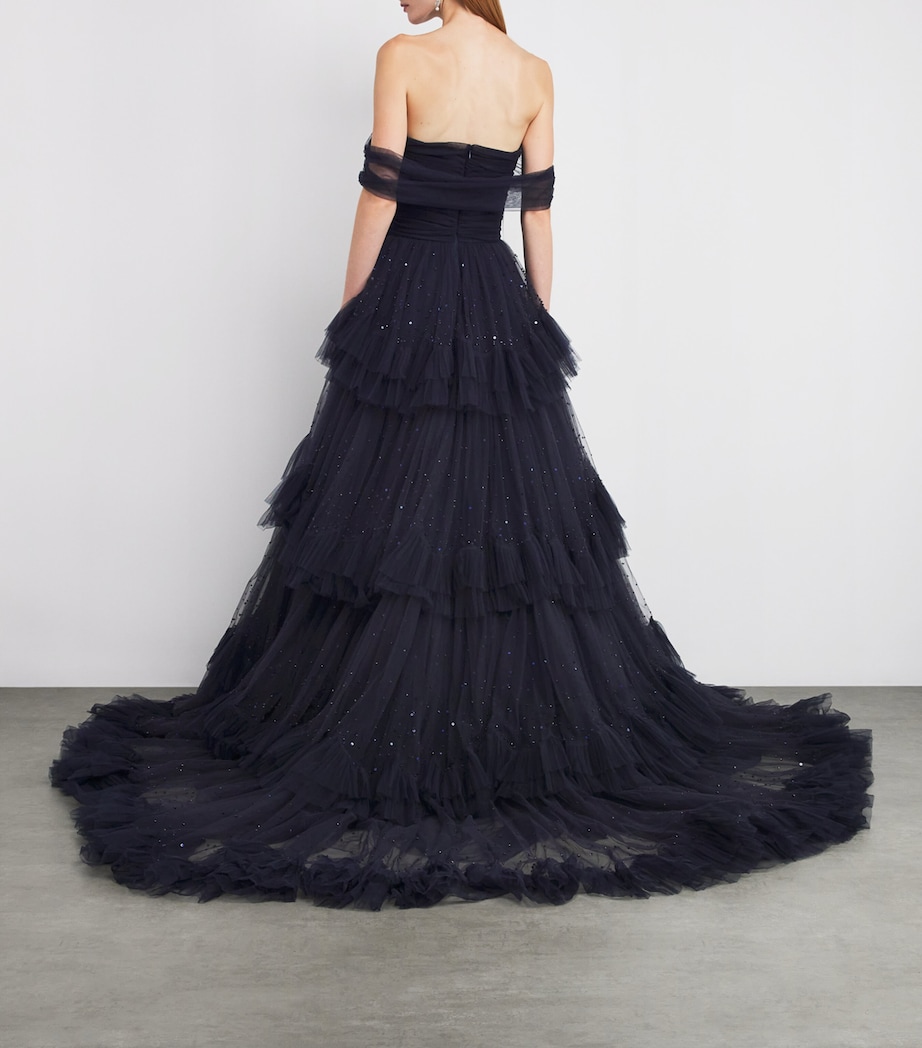 Sequin-Detail Queenie Gown 2117 MKGBD BLU T BDG Image 3