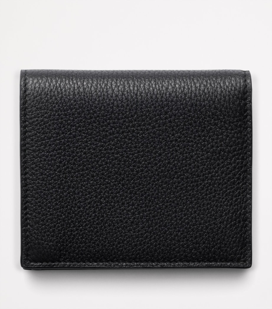 Grained Leather Triangle Wallet F0002 Image 3