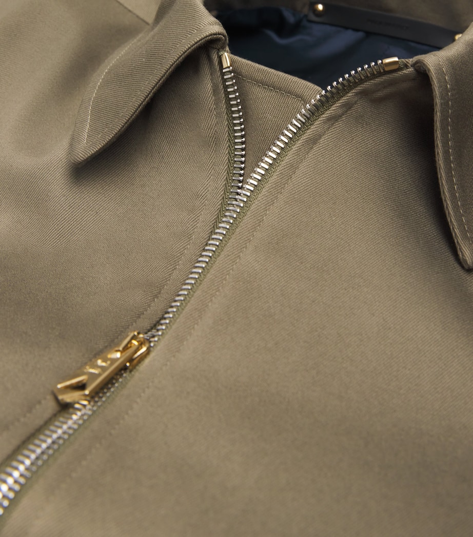 Cotton-Blend Bomber Jacket GREY-74 Image 6