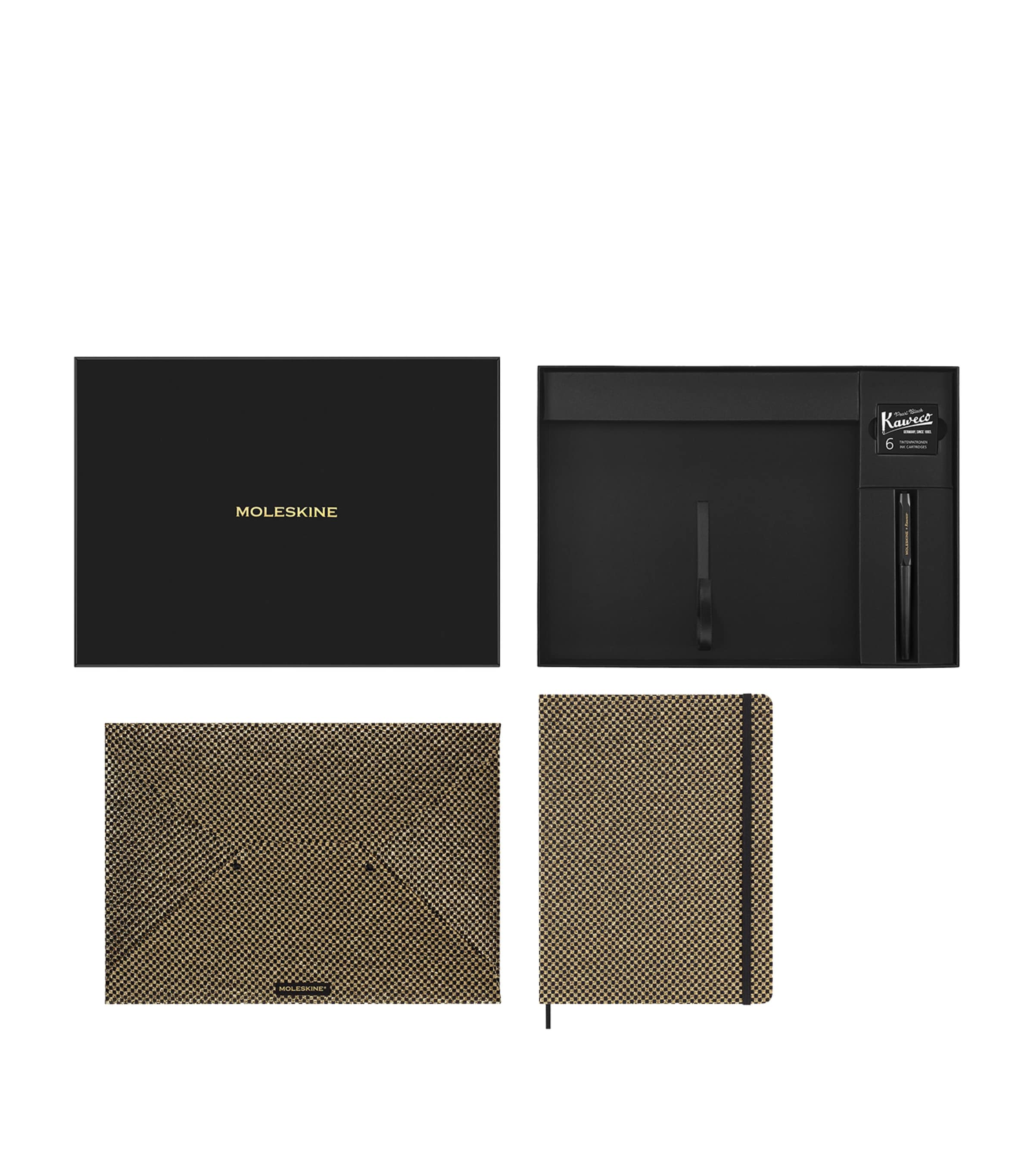Moleskine Shine Collector's Planner and Pen Set Gold Image 2