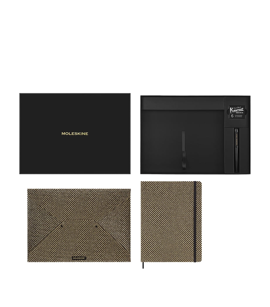 Moleskine Shine Collector's Planner and Pen Set Gold Image 2