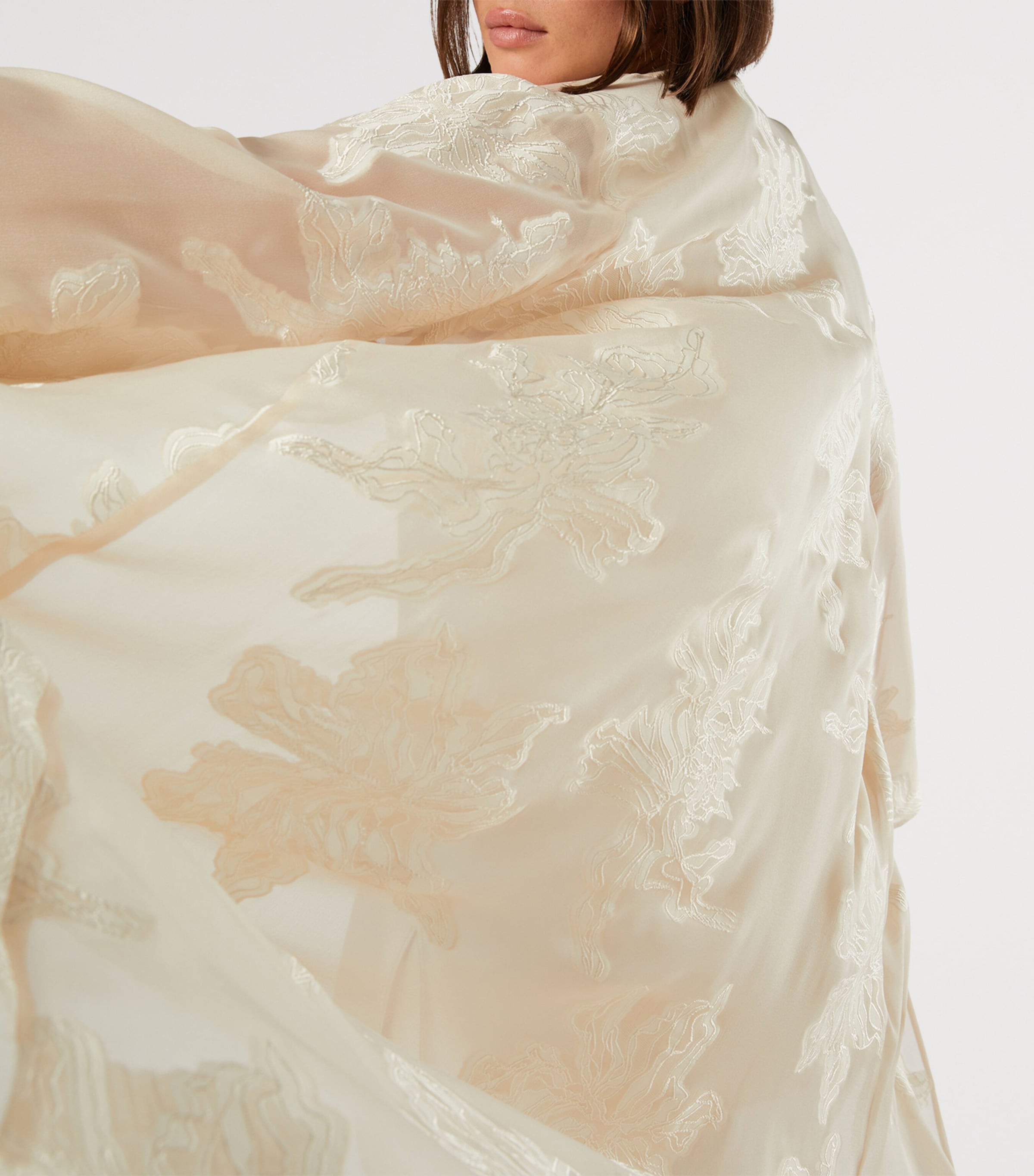 Silk-Blend Kren Jacket SAND Image 4