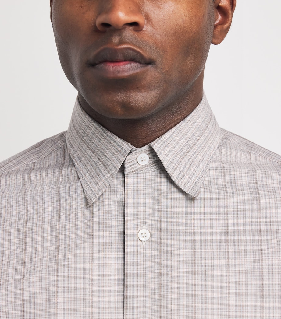 Cotton Check Shirt 9629 Image 6