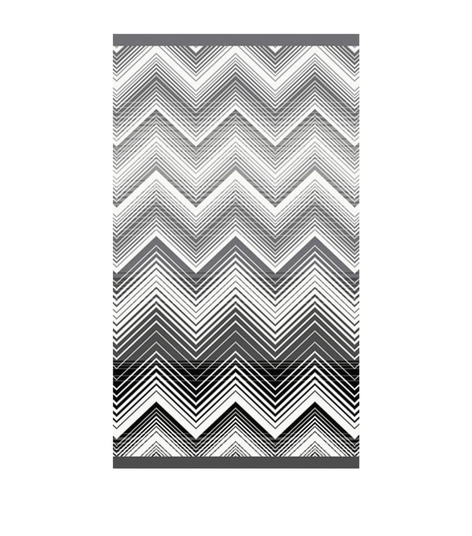 Missoni Home Cotton Marea Hand Towel (40cm x 70cm) Black/white Image 1