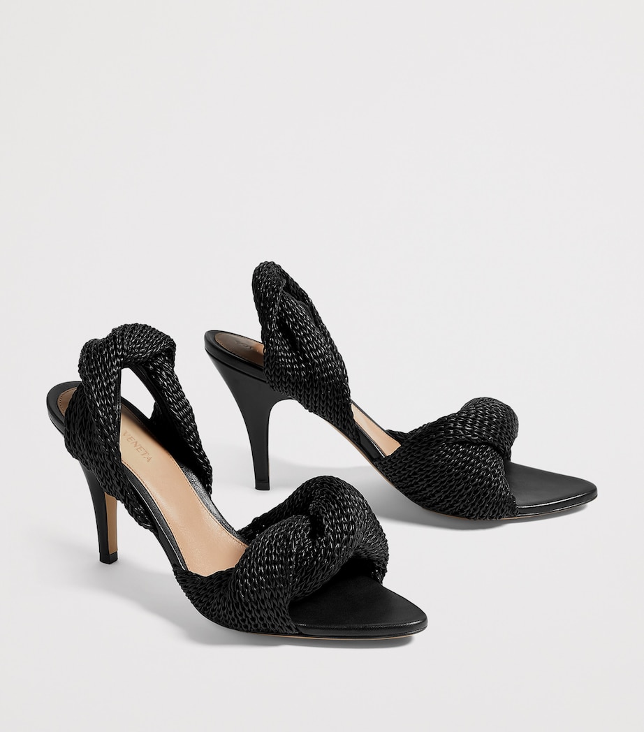 Bottega Veneta Lambskin Woven Grace Slingback Sandals 90 Image 2
