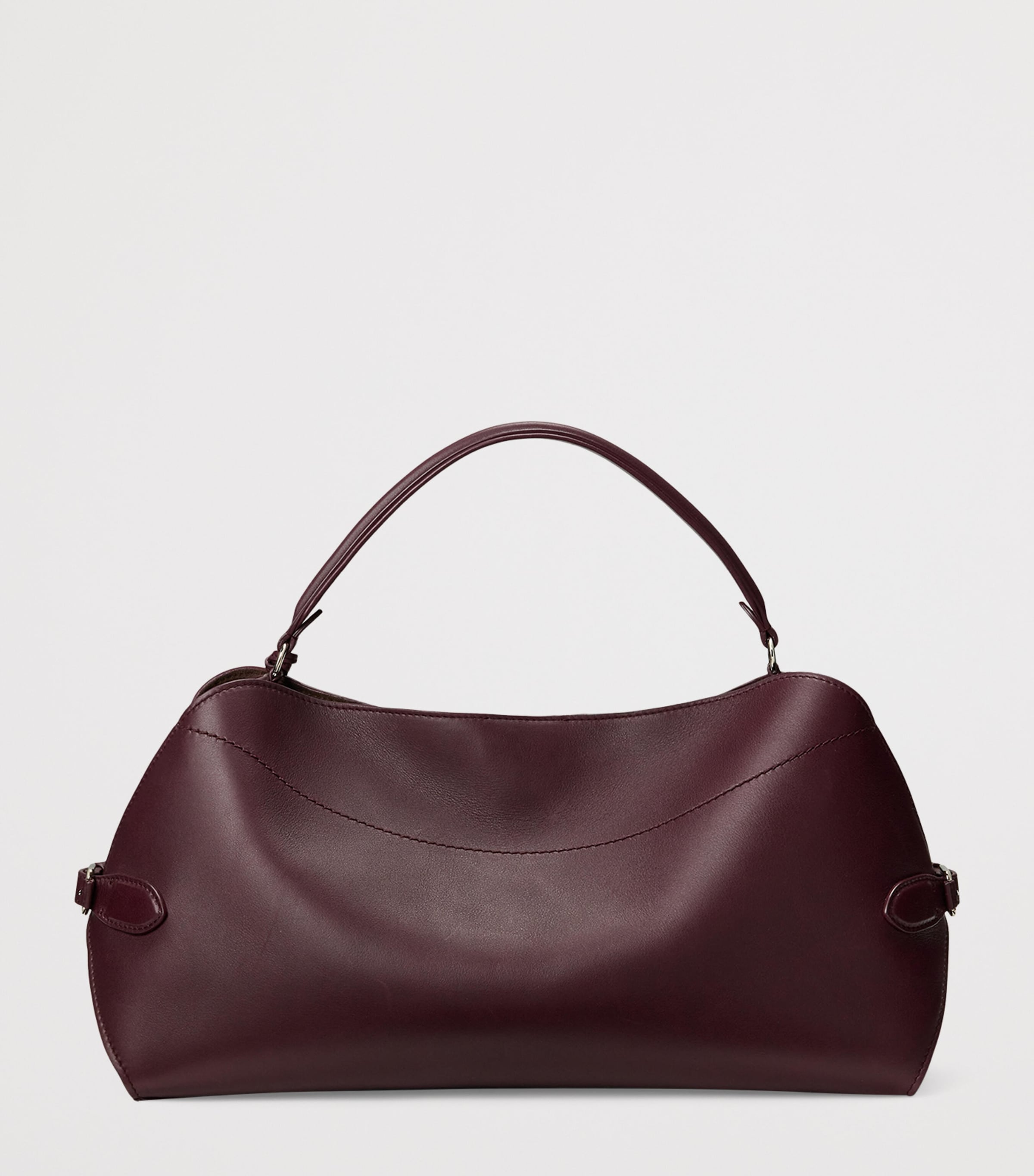Calfskin The Ralph Shoulder Bag BURGUNDY Image 3