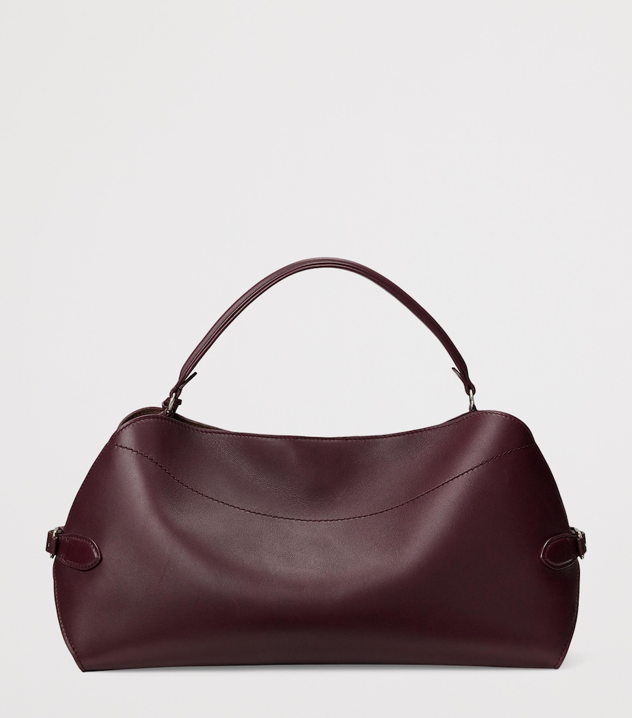 Calfskin The Ralph Shoulder Bag BURGUNDY Image 3