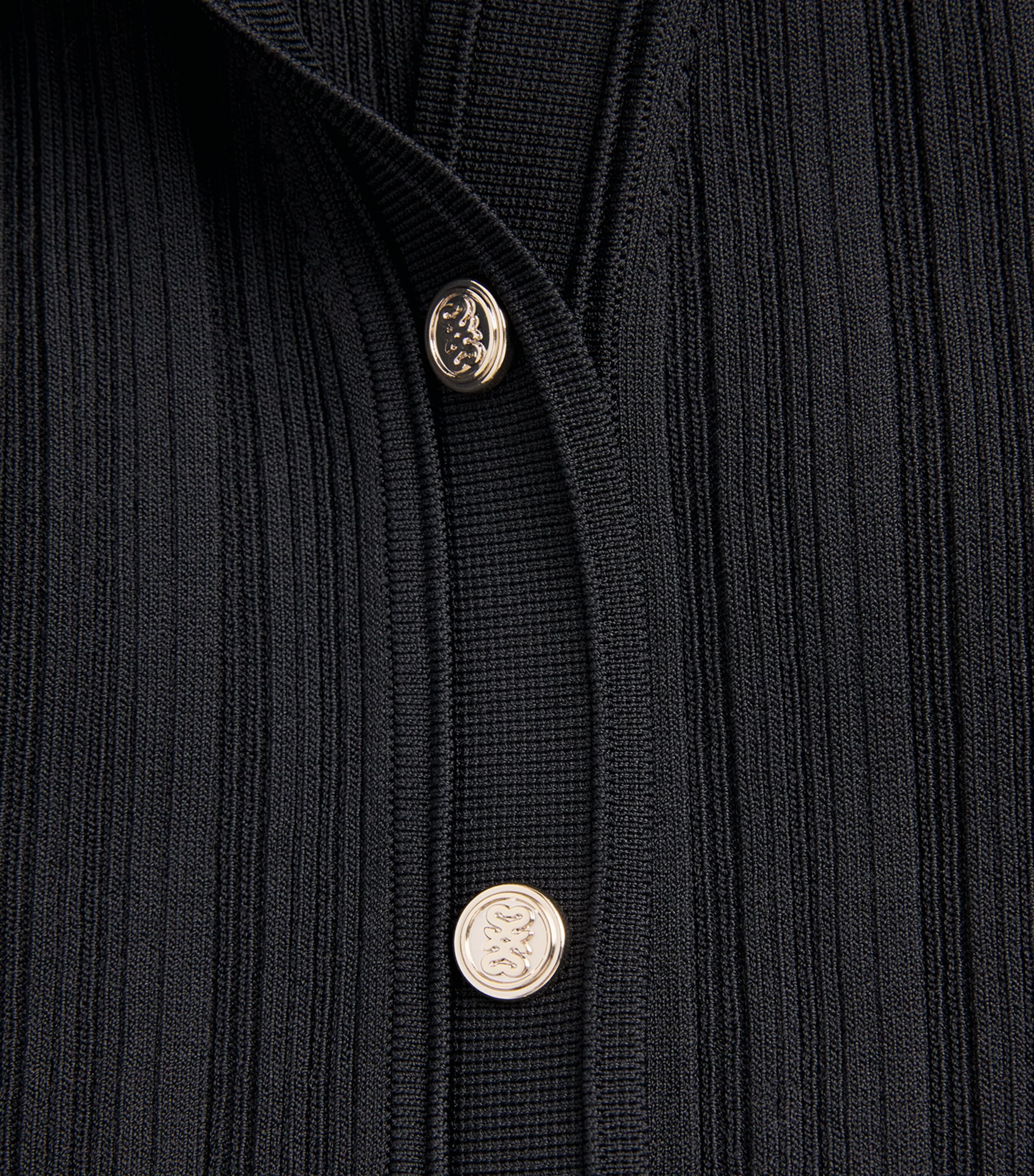 Knitted Midi Dress BLACK Image 5