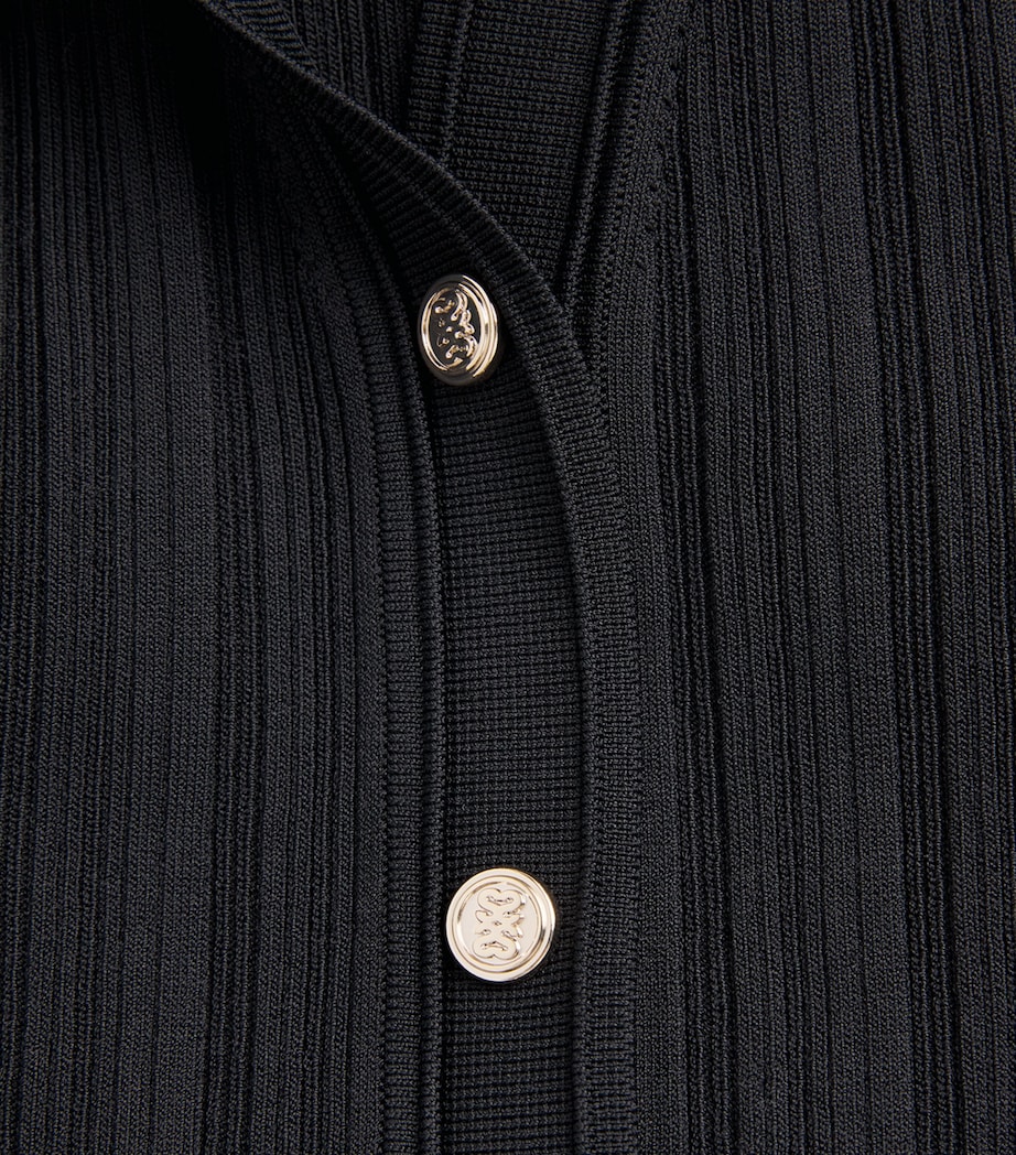 Knitted Midi Dress BLACK Image 5